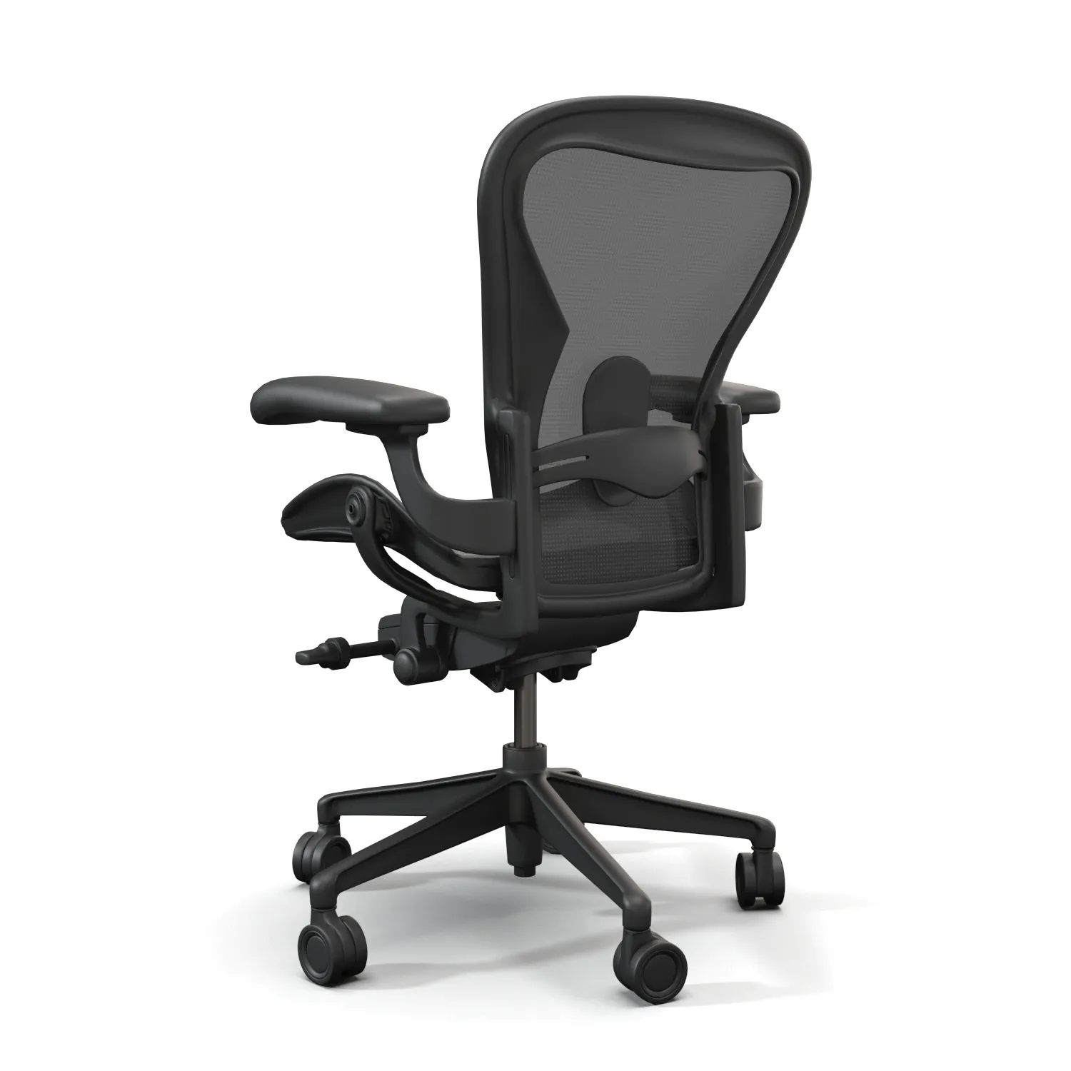 Herman Miller Aeron Chair PBR 3D Model_06
